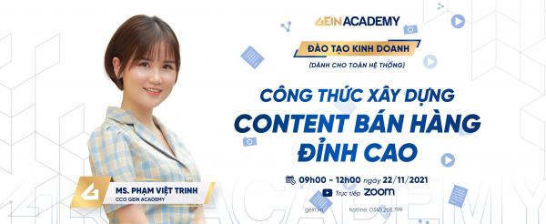 CÔNG THỨC XÂY DỰNG CONTENT BÁN HÀNG ĐỈNH CAO