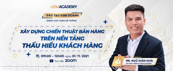 XÂY DỰNG CHIẾN THUẬT BÁN HÀNG TRÊN NỀN TẢNG THẤU HIỂU KHÁCH HÀNG