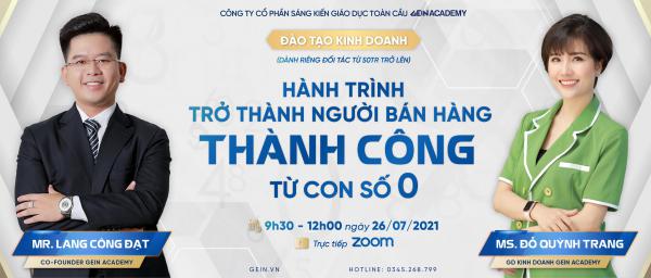 HÀNH TRÌNH TRỞ THÀNH NGƯỜI BÁN HÀNG THÀNH CÔNG TỪ CON SỐ 0