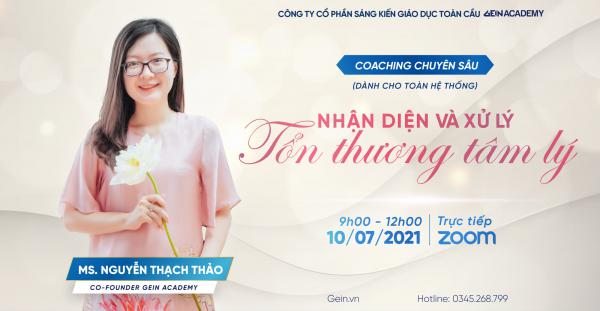 KHOÁ HỌC CHUYÊN SÂU NHẬN DIỆN VÀ XỬ LÝ TỔN THƯƠNG TÂM LÝ